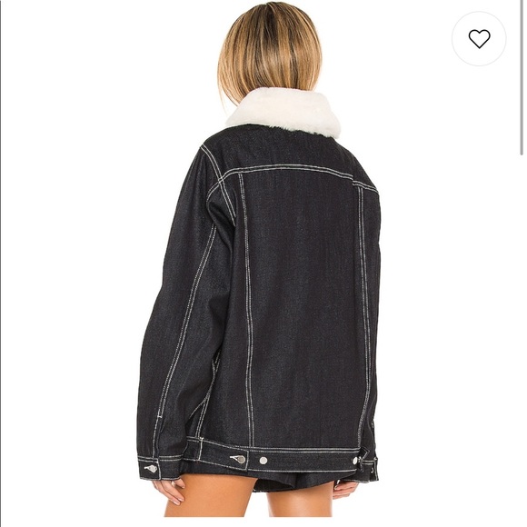 WeWoreWhat Boyfriend Jacket With Faux Fur - Picture 4 of 8
